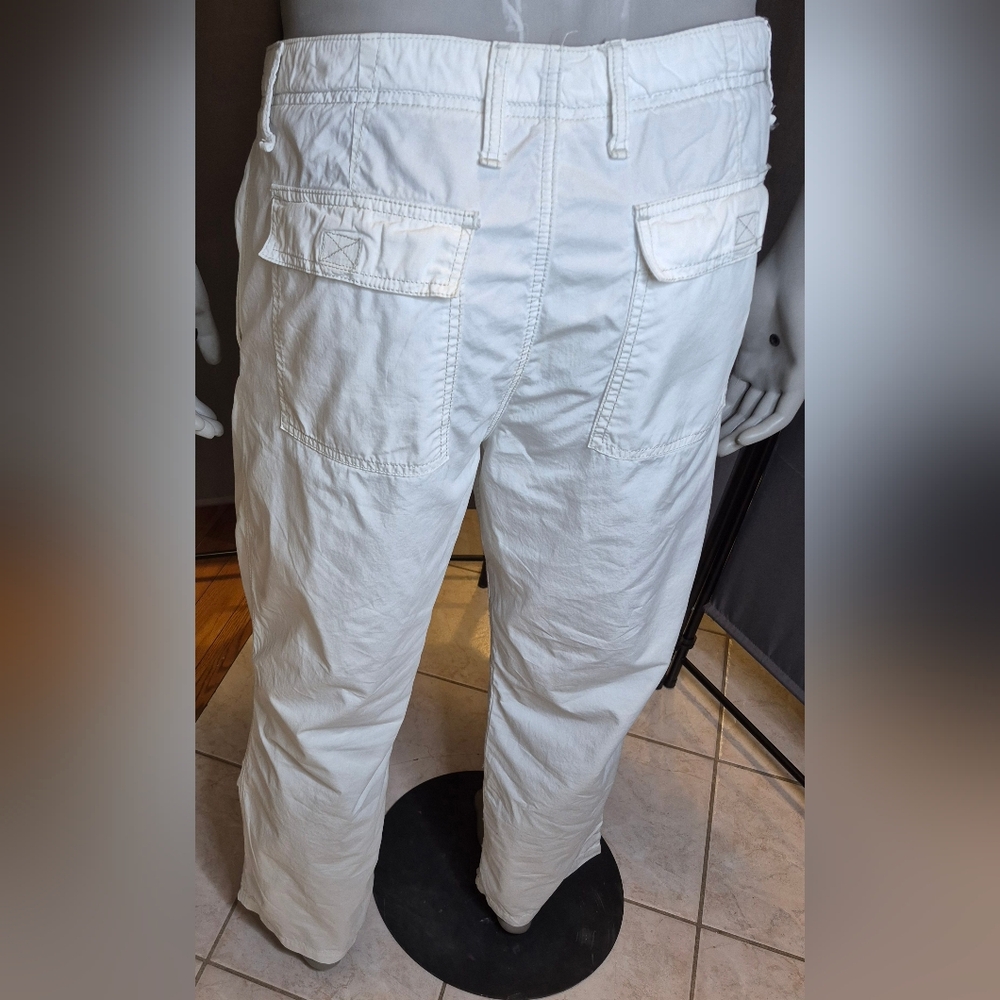 Express White Drawstring Pants - Picture 3 of 11